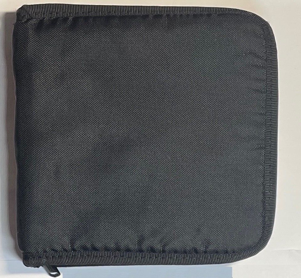 Case Logic Nylon DVD CD Disc 11 Sleeve Case, Black