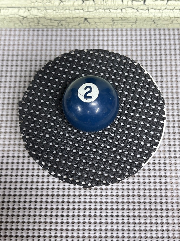 Mini Pool Ball #2 Blue Solid 1.5" Diameter Miniature Billiard Replacement Vtg