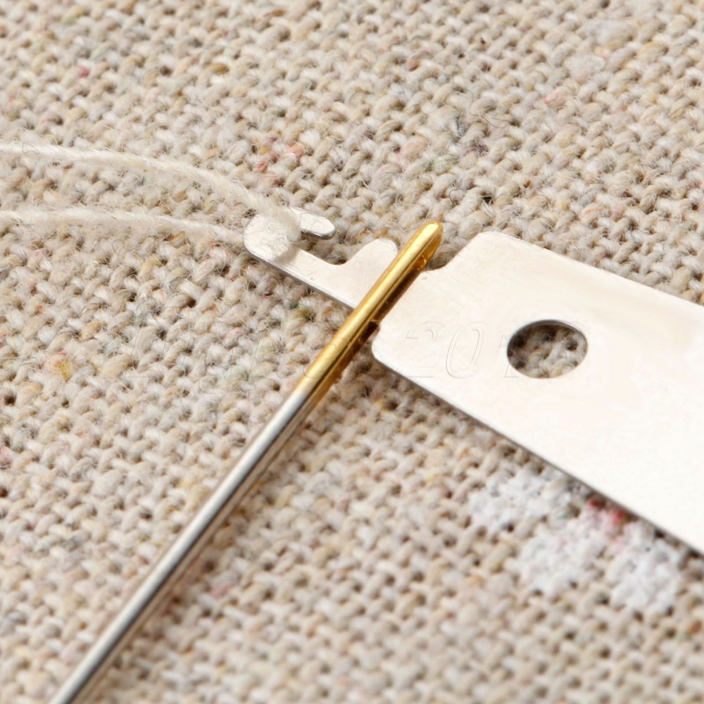 10pcs Needles-threading Threader Hook Needle DIY Sewing Cross Stitch Hand Craft