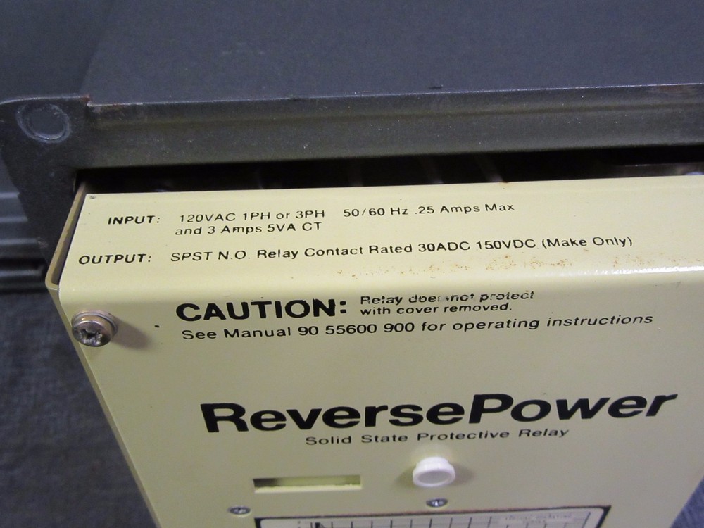 BASLER ELECTRIC PRP110 REVERSE POWER SOLID STATE PROTECTIVE RELAY 9055600100