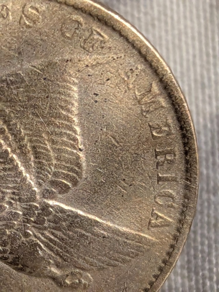 1858 Flying Eagle Cent 1c Small Letters XF Details Cleaned Etc