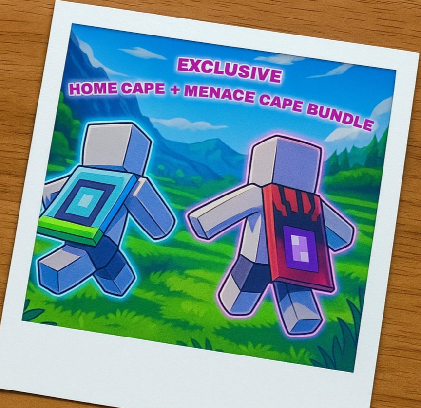⚡ Minecraft  Home & Menace TWO Cape Code: Bedrock & Java! ⚡ Instant Delivery ✅
