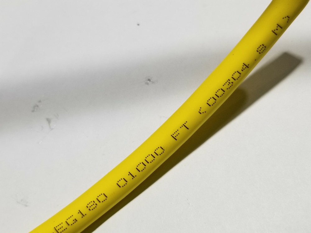 Commscope CS44P Cat6A U/UTP Network Ethernet 10G 10Gig Cable Plenum Yellow /50ft