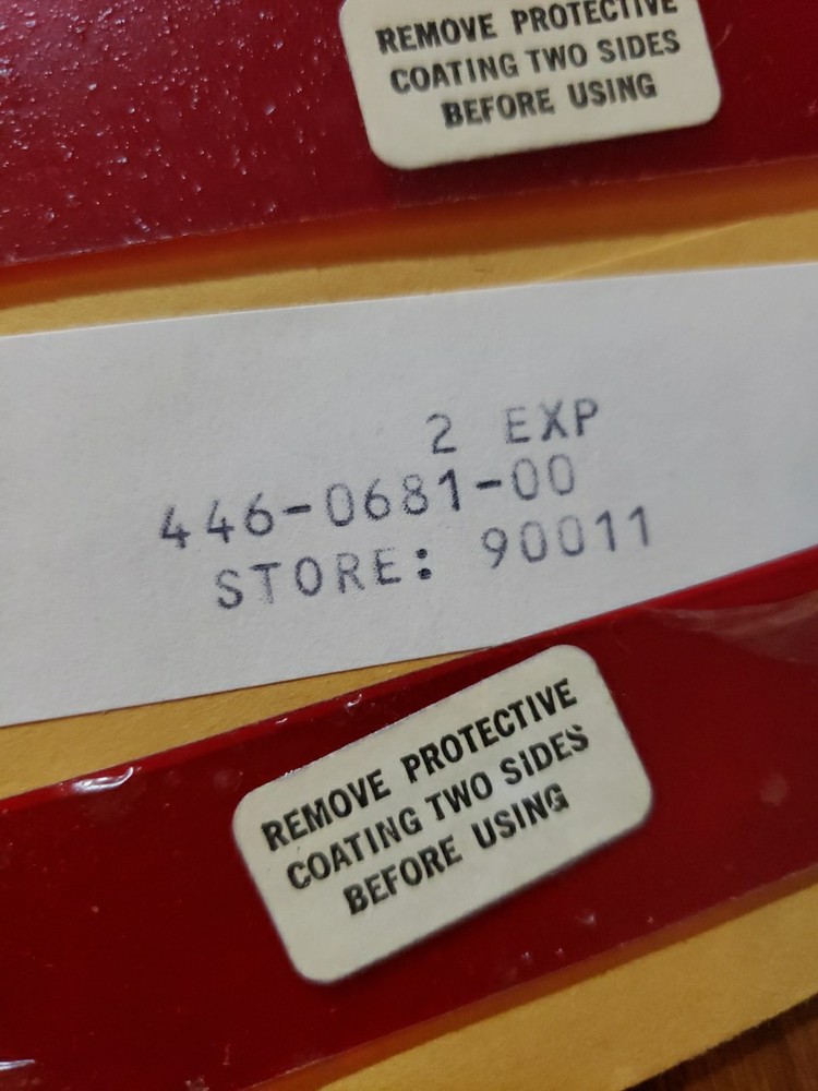 Two New Heathkit Display Windows #446-681 NOS