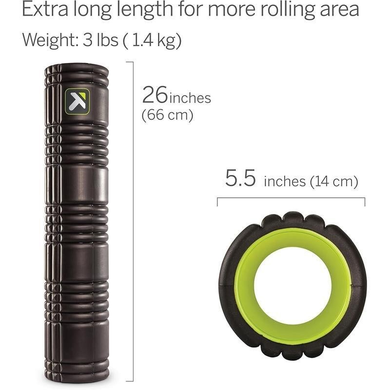 Multi-Density Foam Roller Deep Tissue Massage Muscle Recovery Mobility Exercise