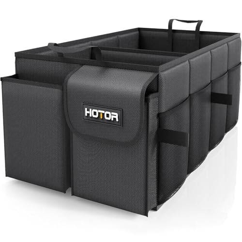 Trunk Organizer - Car Organizer, Foldable Trunk organizer for Medium Black