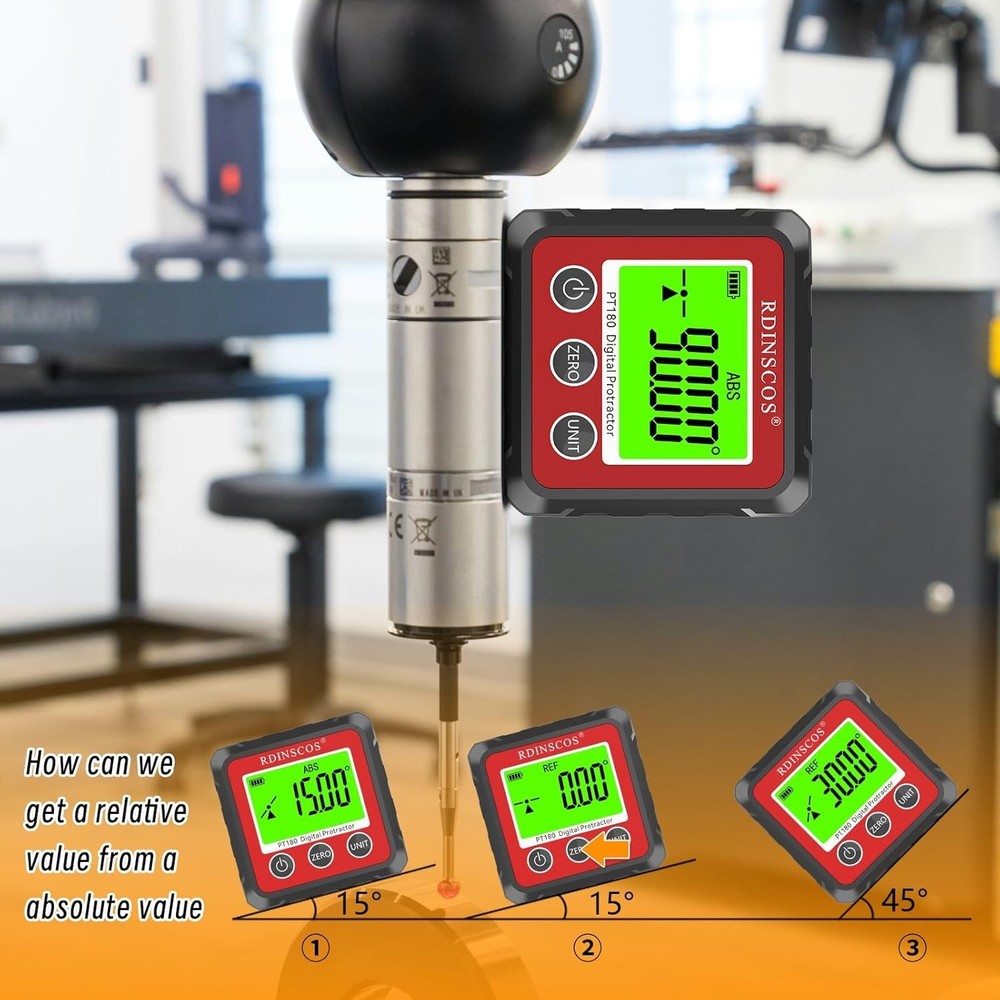 DIGITAL Angle Gauge Magnetic Cube