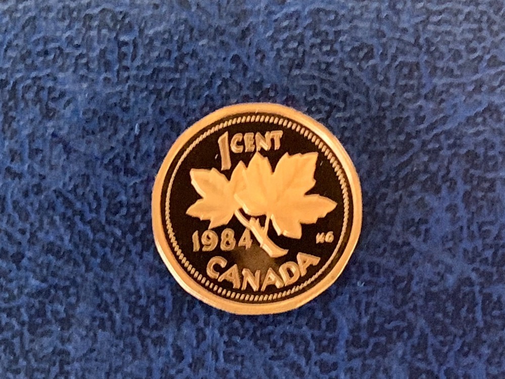 Canada 1 Cent 1984 Proof Coin-Uncirculated
