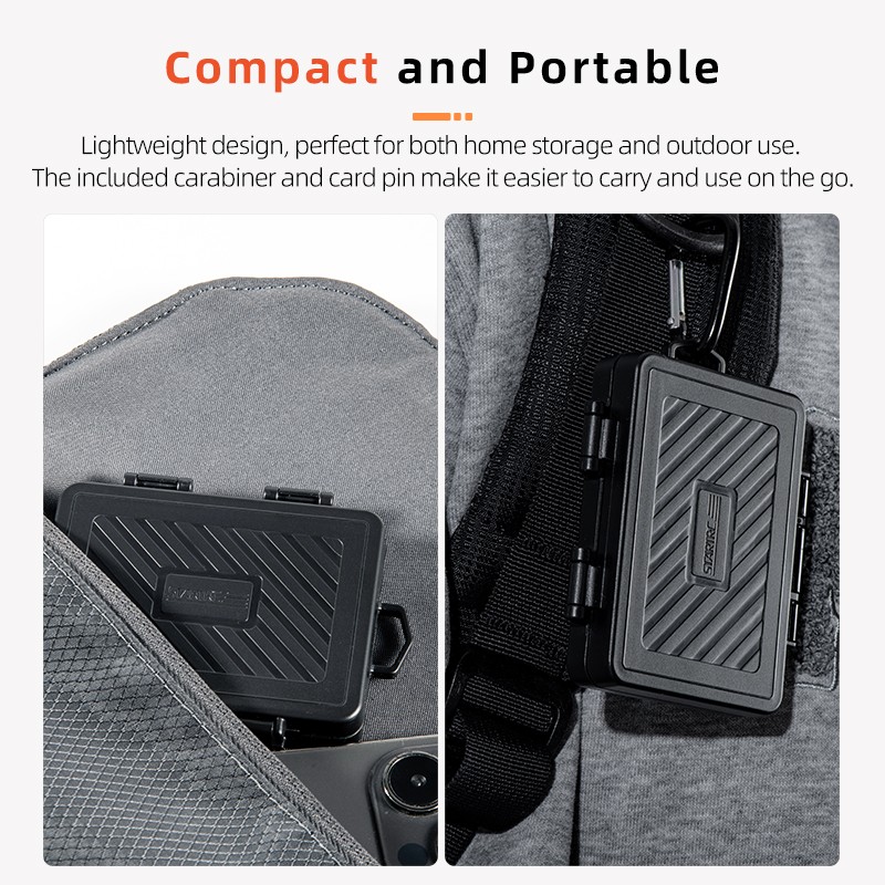 Camera SD TF Card Memory Card Storage Box Waterproof Case for DJI/Insta 360