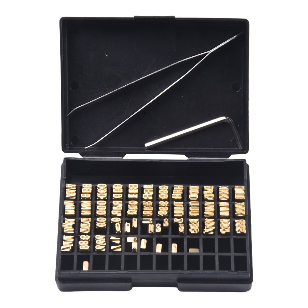Hot Stamp Word Grain Copper Letter Coding Machine For Labeling Machine