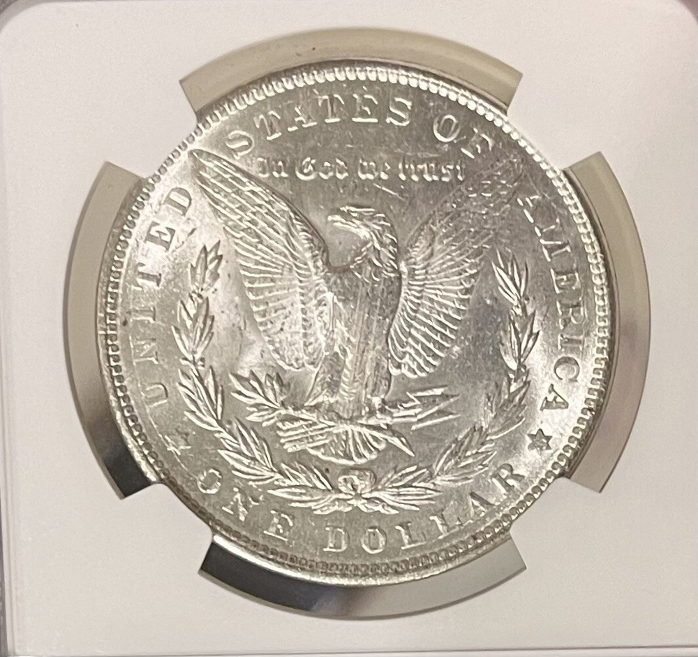 1890 NGC Choice Uncirculated Morgan Silver Dollar