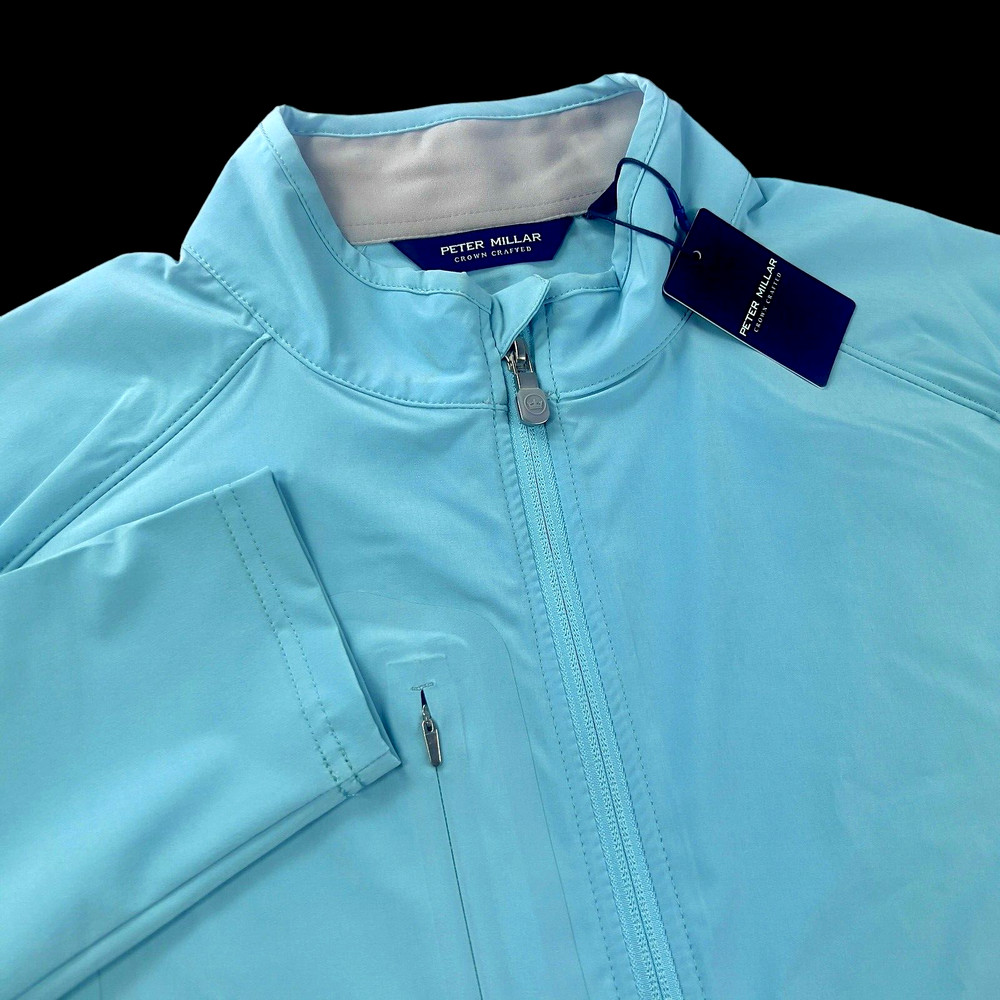 Peter Millar Crown Crafted Flex Adapt Wind Cheater Full Zip Pullover Jacket LRG