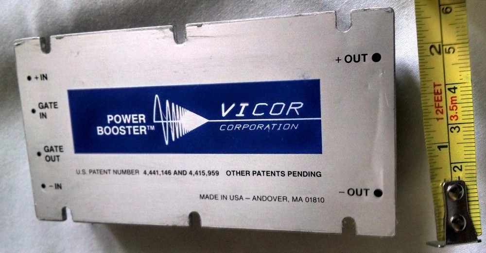 VICOR Power Booster MODEL VIB-10 Input 24 VDC Output 5 VDC
