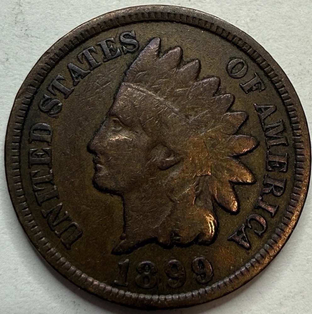 1899 Indian Head Cent Exact Coin Imaged #IND814