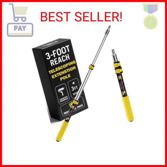 Bates- Extension Pole, 3 Ft Pole, Telescoping Pole, Paint Pole, Extendable Pole,