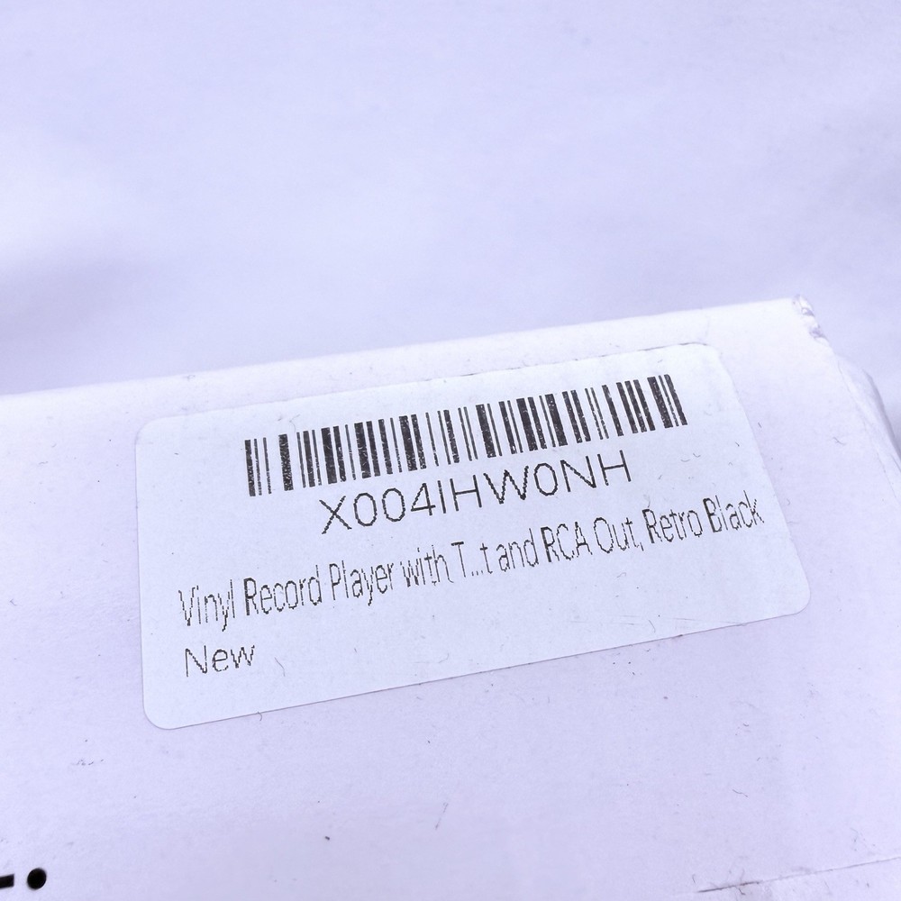 Vinyl Record Player with Two Stereo Speakers, Bluetooth Playback Turntable