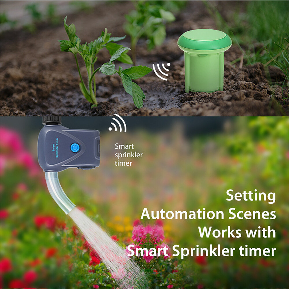 Tuya Wireless Smart Zigbee3.0 Soil Tester Garden Moisture Sensor Temp Hygrometer