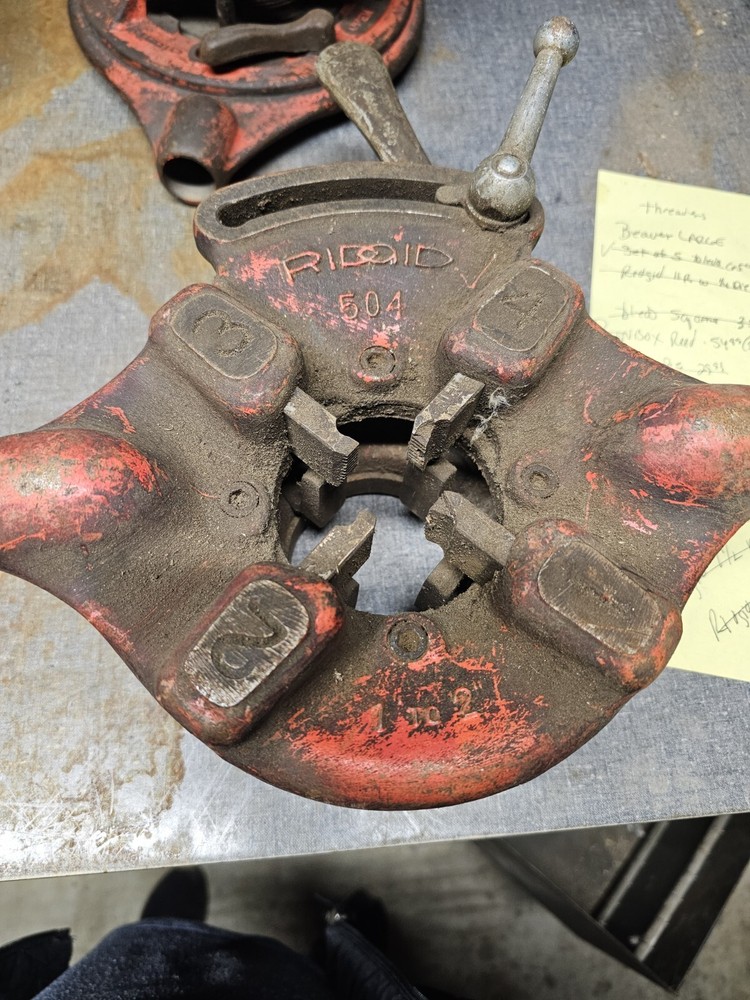RIDGID 504 Quick Opening Die Head Mono RH Threader, 1-2"