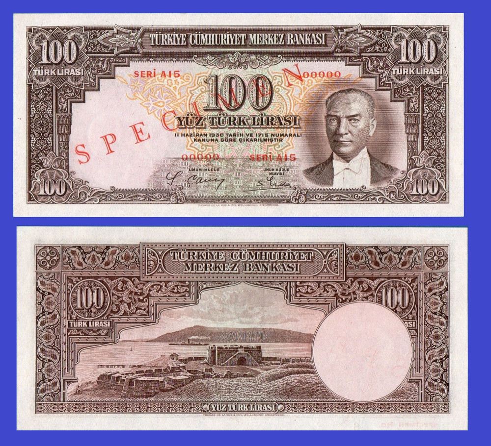 Turkey 100  LIRA  1930  *  Copy