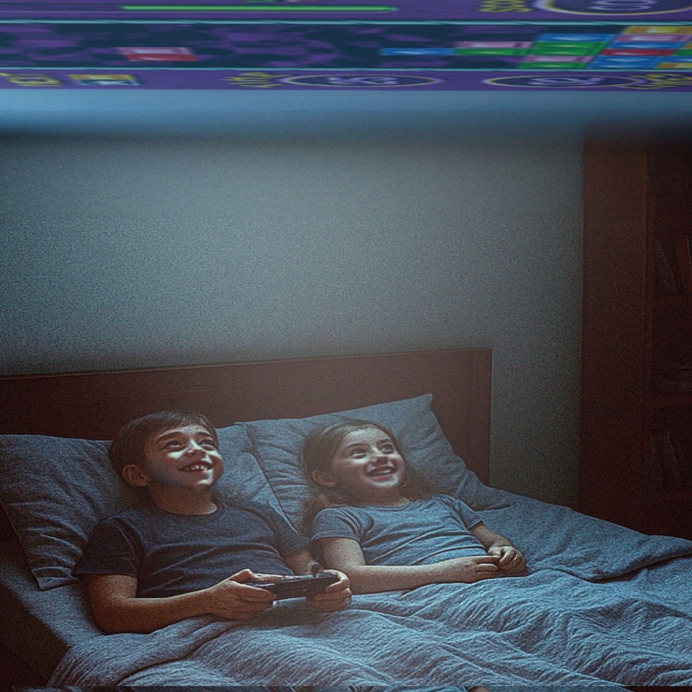 Laser Smart Android Gaming Projector 50 Games with Controllers