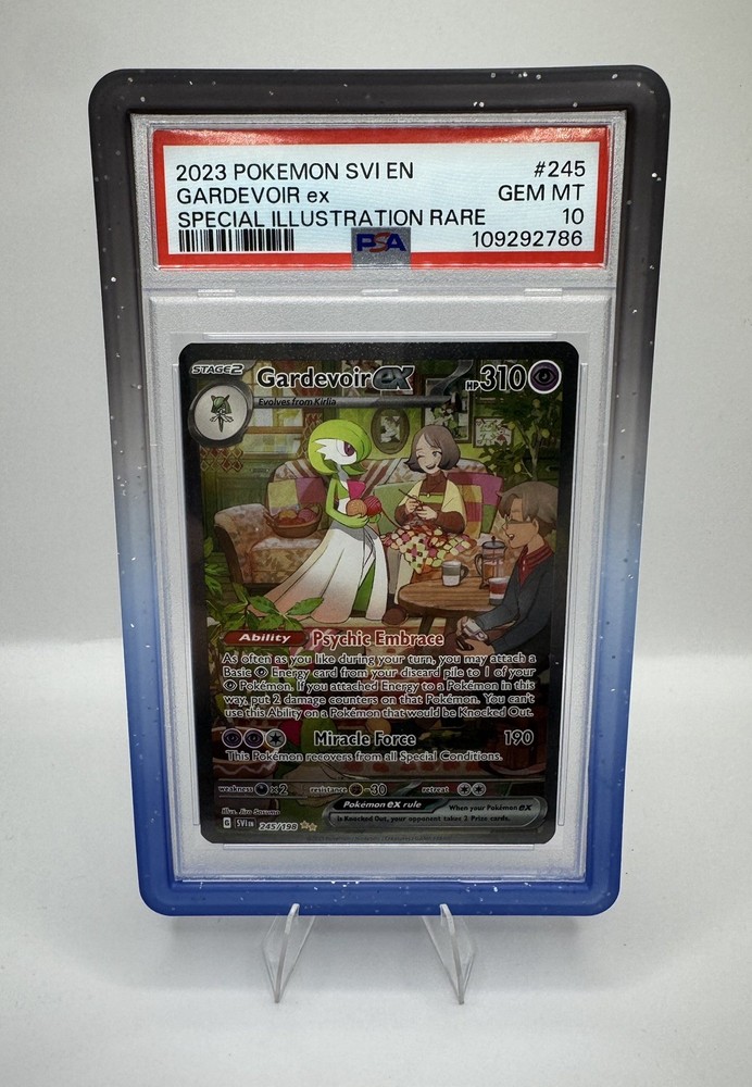 Gradient PSA Graded Card Guard Slab Bumper Guard Protector Blue/Black