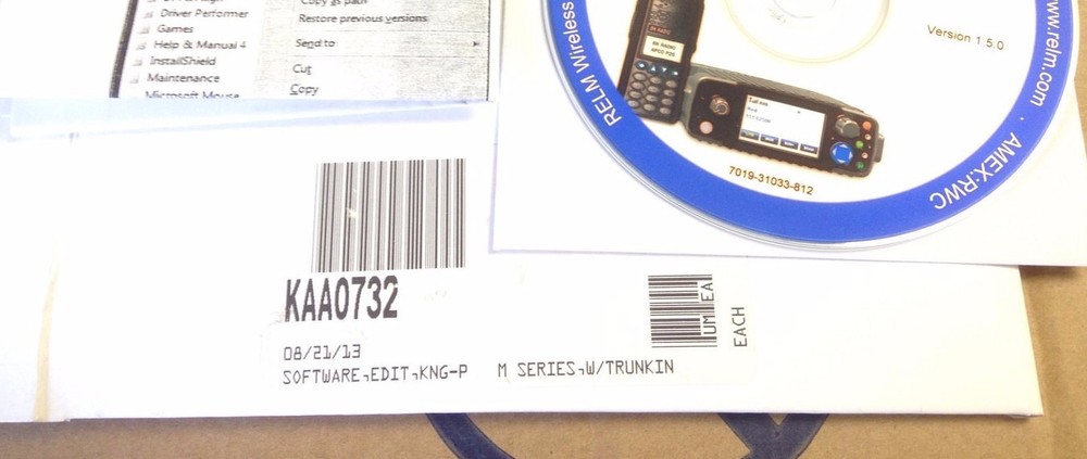 Bendix king KAA0733 Programming Software   KNG P - KNG2 - KNG M radios