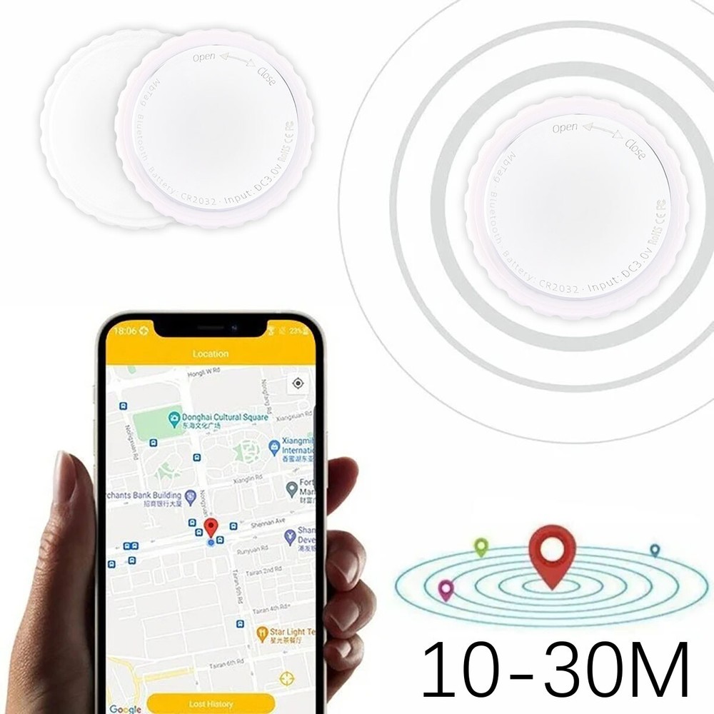 2 Pcs Smart Anti-Lost Gps Bluetooth Tracking for Keys/kids ios & Android Support