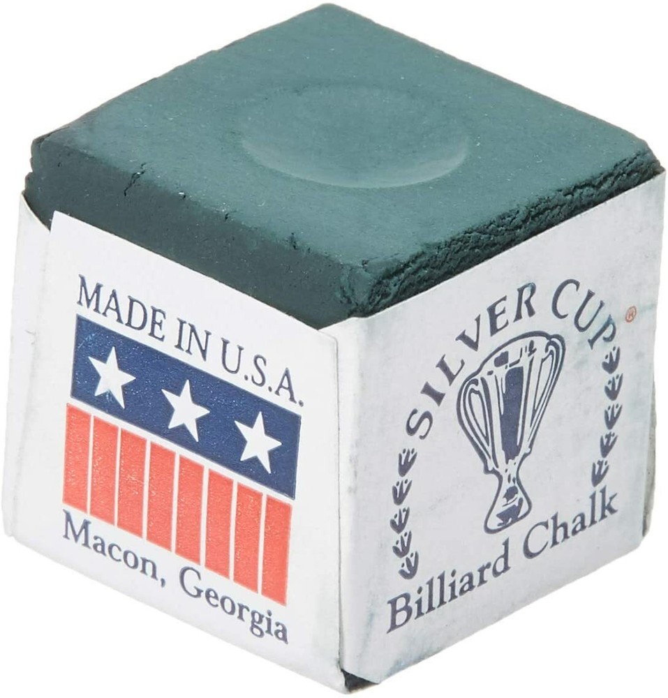 Silver Cup Billiard Chalk - 6 pack (Spruce)