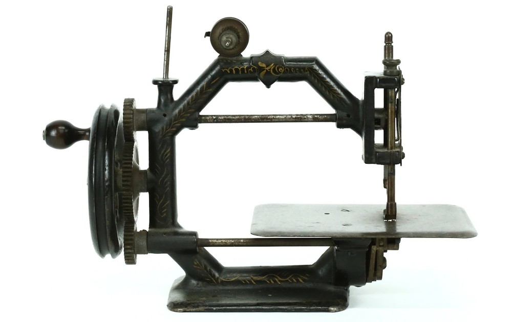 1870's Johnson Clark & Co Medal Sewing Machine, Octagonal