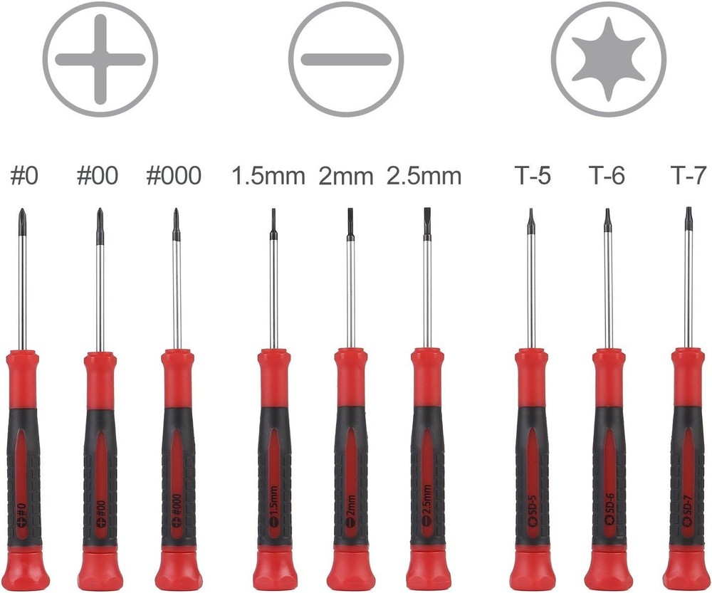 9-Piece Precision Screwdriver Set | Durable Chrome Vanadium with Magnetic Tips