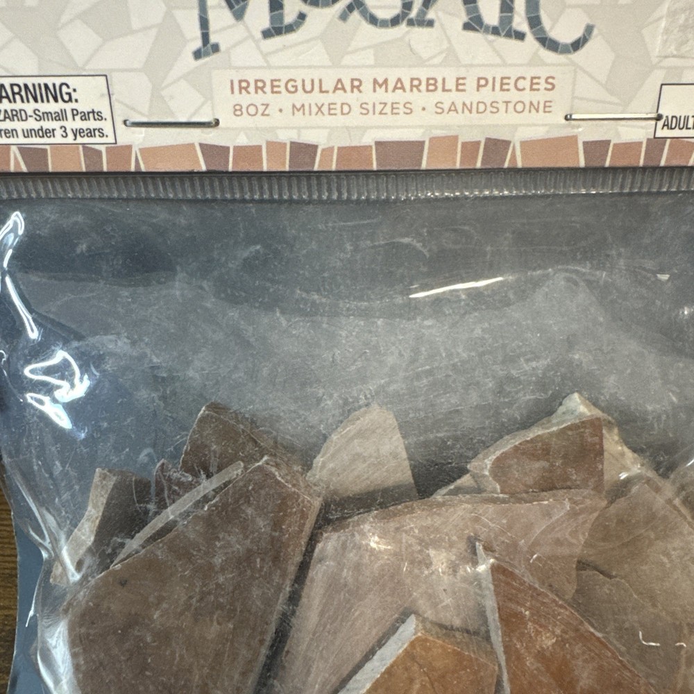 MOSAIC Irregular 8 Oz Marble Pieces Mixed Sizes