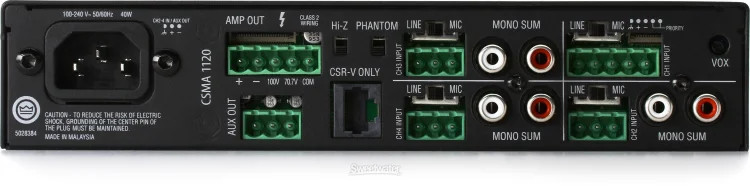 JBL CSMA 1120 Mixer-Amplifier