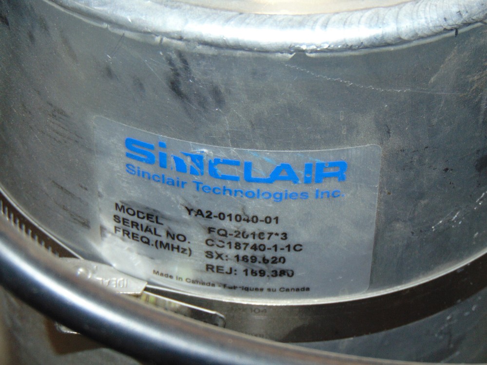 Sinclair Technologies VHF Cavity Duplexer / Combiner YA2-01040-01