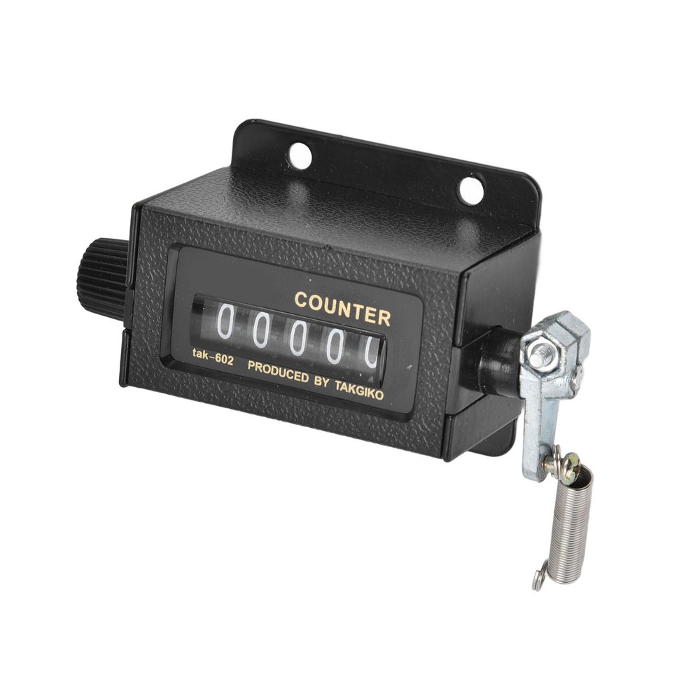 Mechanical Counter Reset Function Clear Glass Mirror Design Accurate 5 Digit NEW