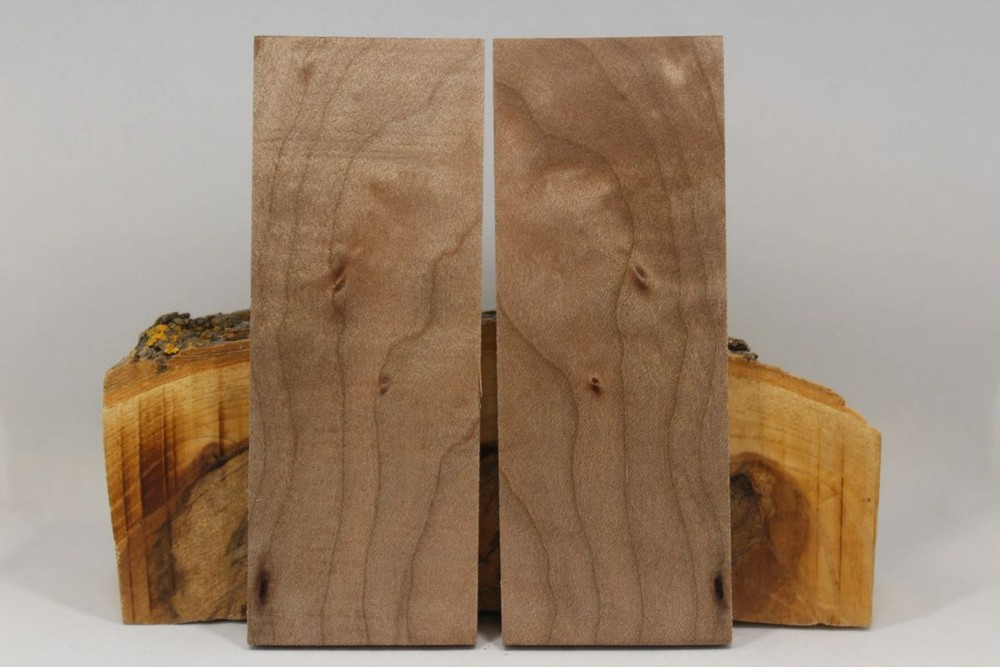 STABILIZED MAPLE CUSTOM KNIFE HANDLE MATERIAL BLANK SCALES (7255)