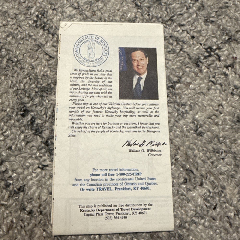1990 Kentucky Official Highway Map