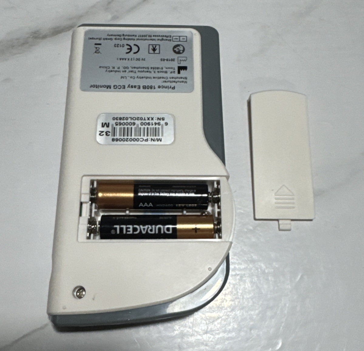 Heal Force Prince 180B Handheld ECG EKG Heart Rate Monitor Home Medical Care