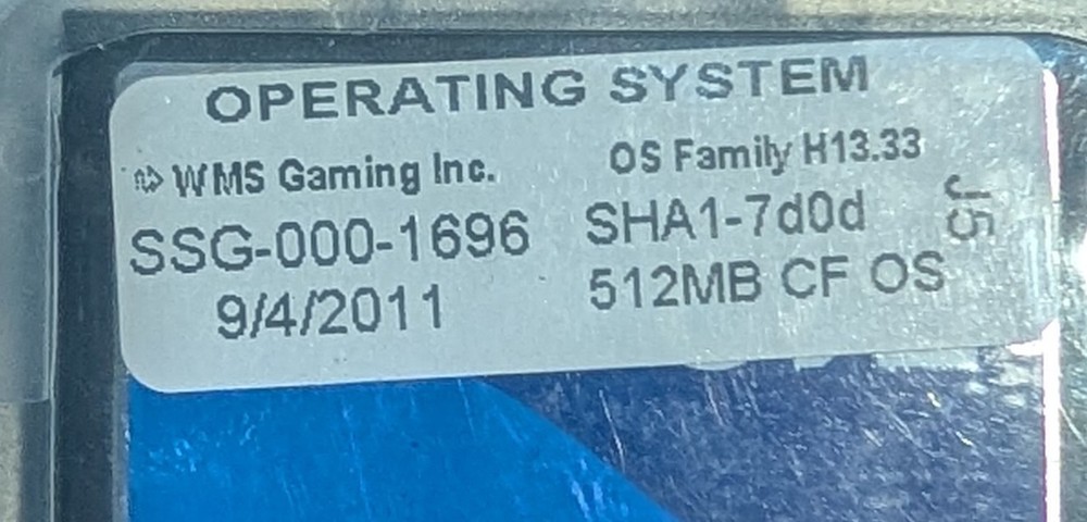 WMS BB2 YAHTZEE SLOT MACHINE SOFTWARE SET GAME CARD ONLY. EXTREMELY FUN TESTED