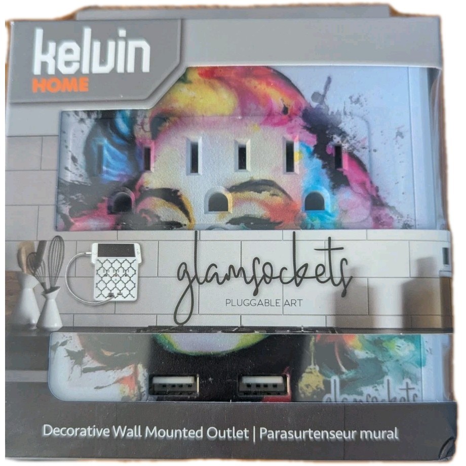 Marilyn Monroe, Kelvin Glamsockets pluggable art