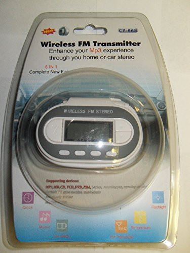 Wireless FM Transmitter Car Music Enhancer - Backlight