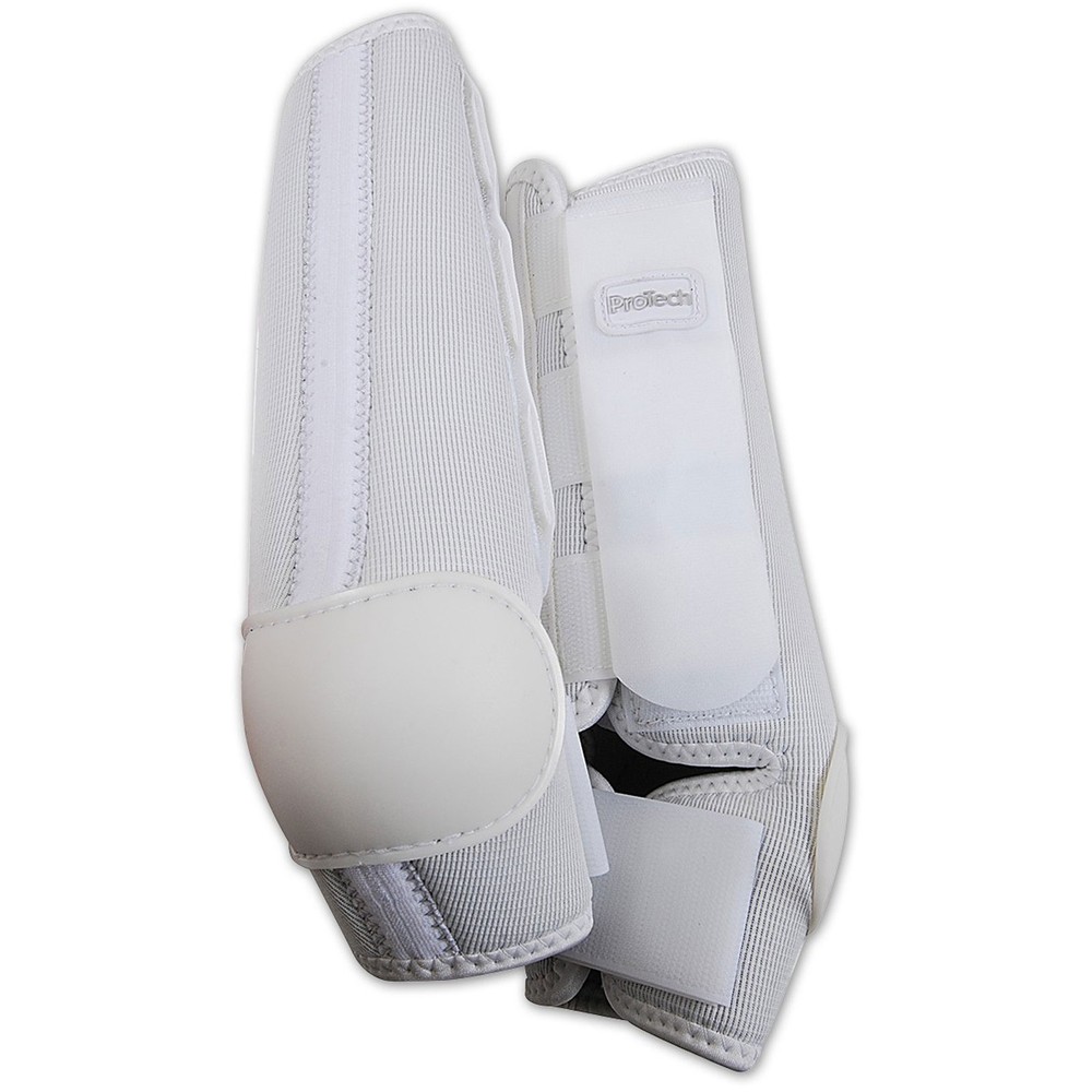 CLASSIC EQUINE ProTech Hind Splint Large White Boots (PT201WL)