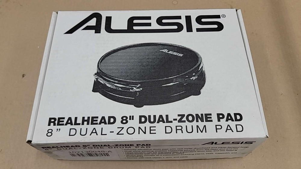 ALESIS  REALHEAD  8" DUAL-ZONE  DRUM PAD