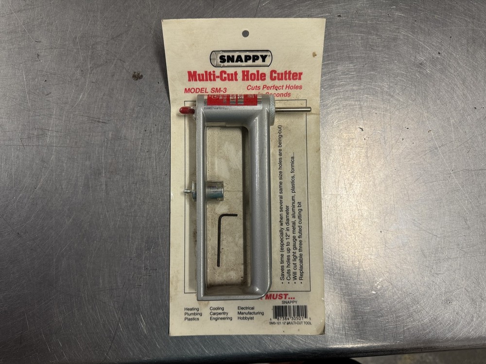 Snappy Multi-Cut Hole Cutter SM-3