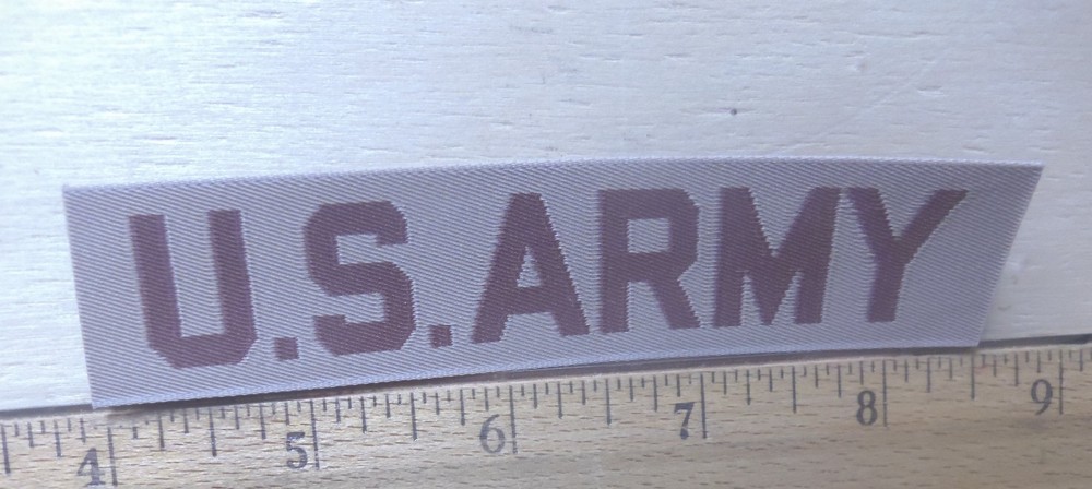 "U.S. ARMY" Desert Color Tab / Patch