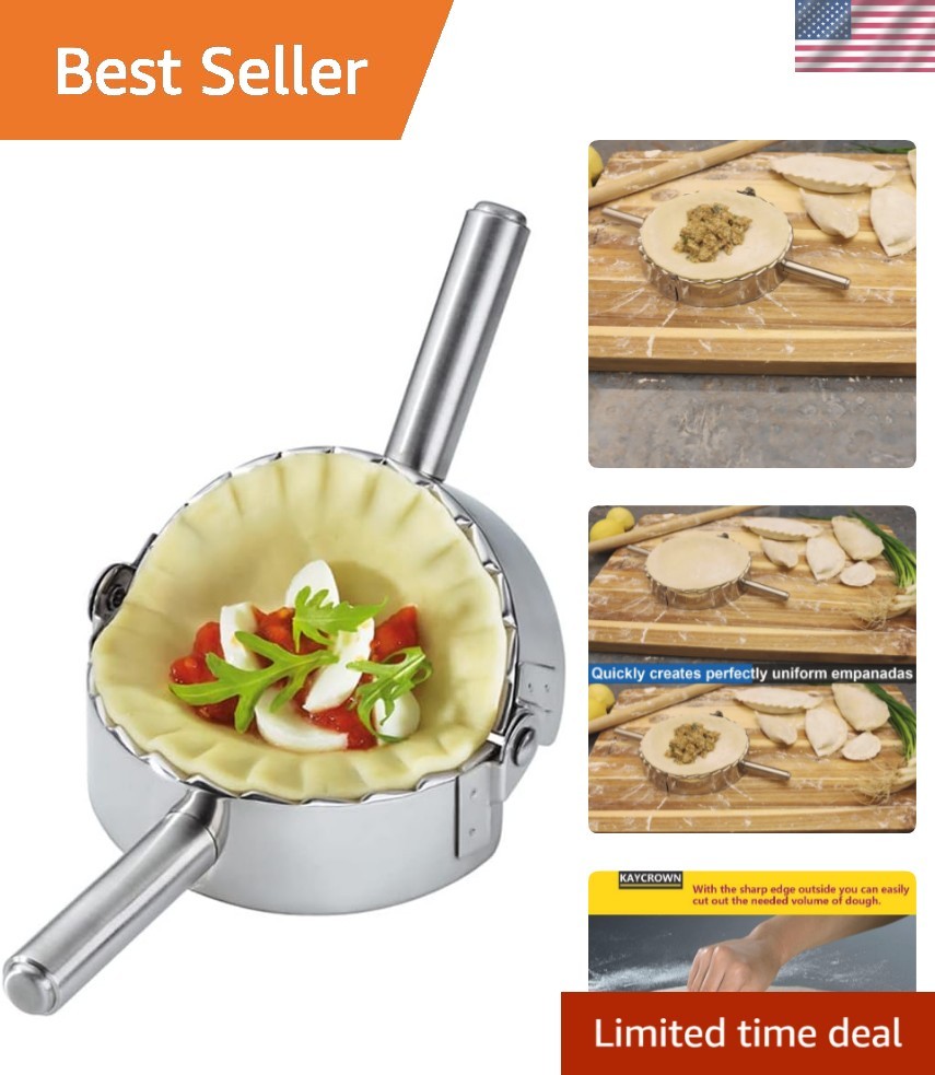 Durable 4.5-Inch Dumpling Maker - High-Quality Stainless Steel Kitchen Essential