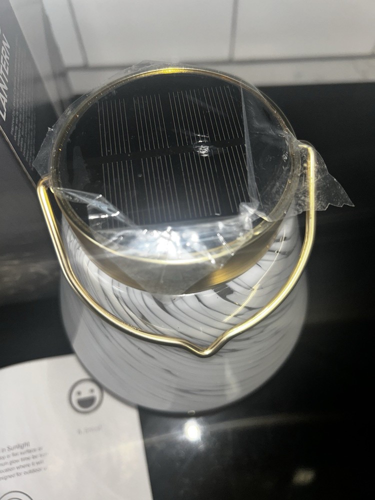 Allsop Oval Shaped Solar Boaters Lantern-New & HTF