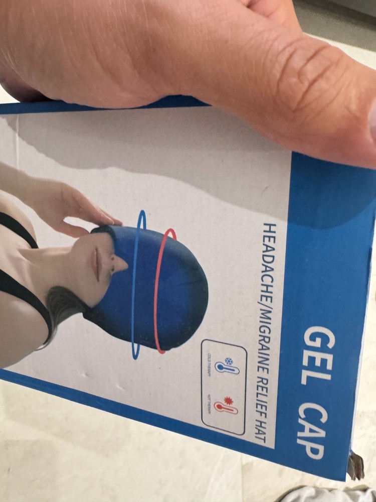 Miracle Headache Relief Cooling Or Heat Compression Cap 360 Degree Head Coverage