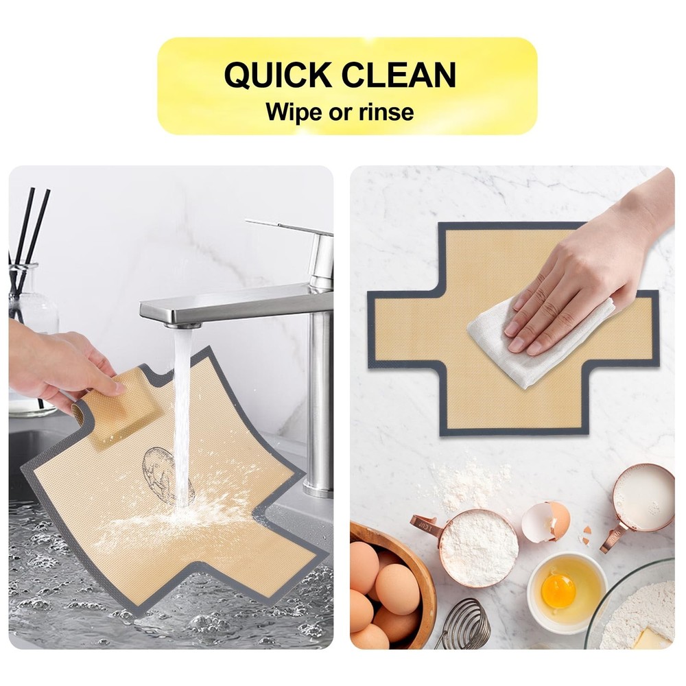 2 Pcs Thickened Silicone Bread loaf pan liners for baking bread 9x5，Silic