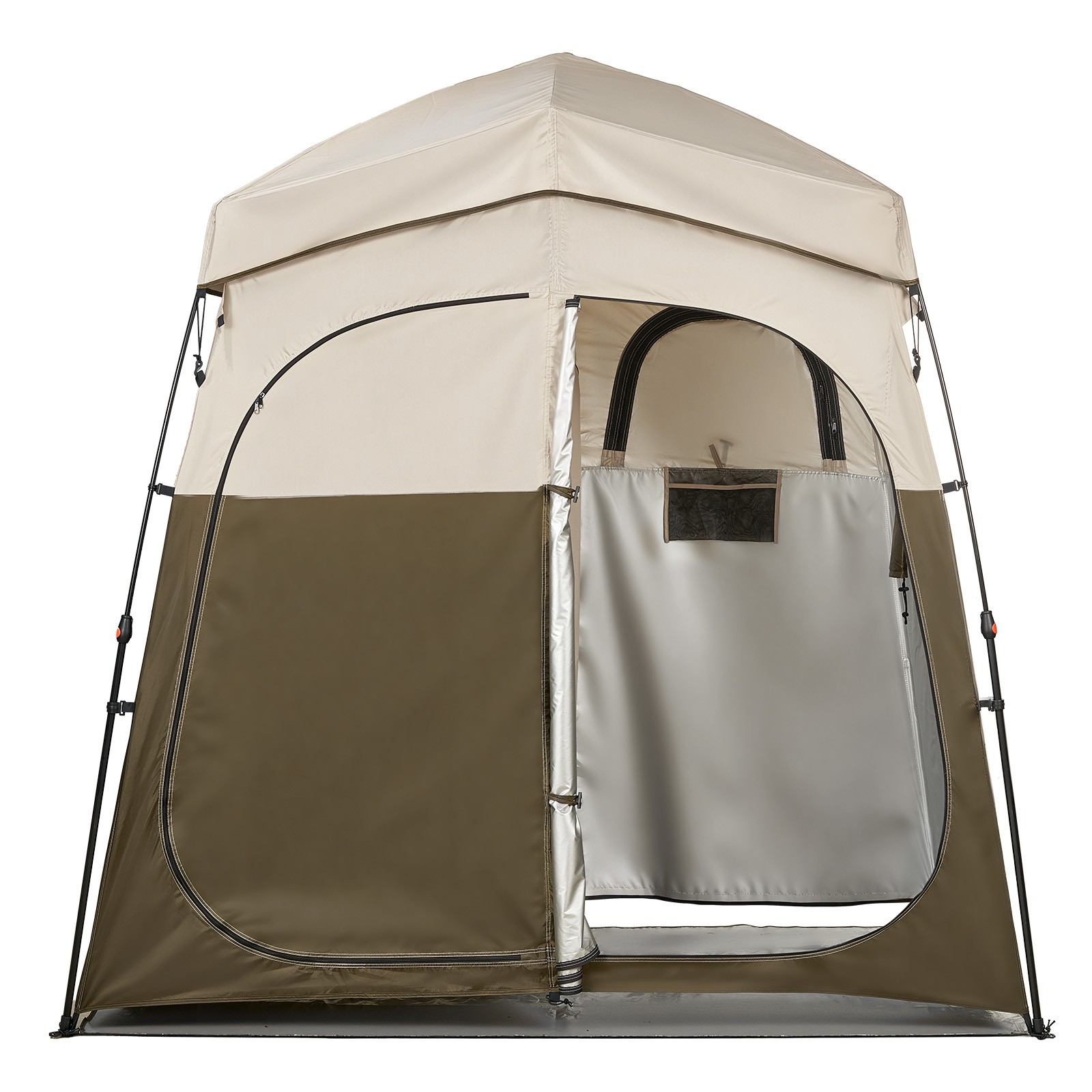Uimoso Portable Privacy Tent for Camping, Shower, and Changing with Dual Rooms