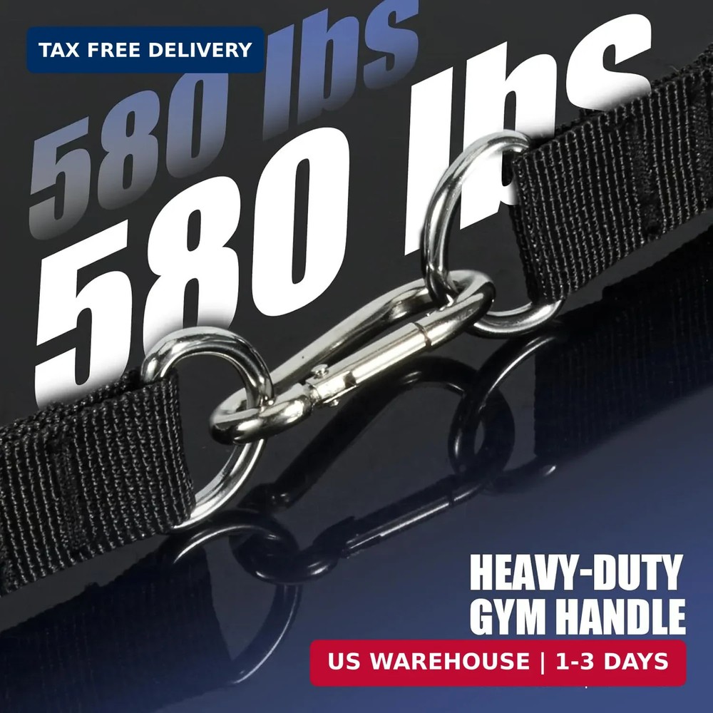 2 Pack Upgraded Exercise Handles, Gym Handle Equipment for Cable Machine Attachm